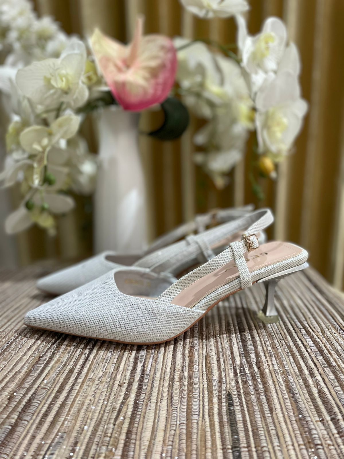 Heels GN54 Silver Gliter