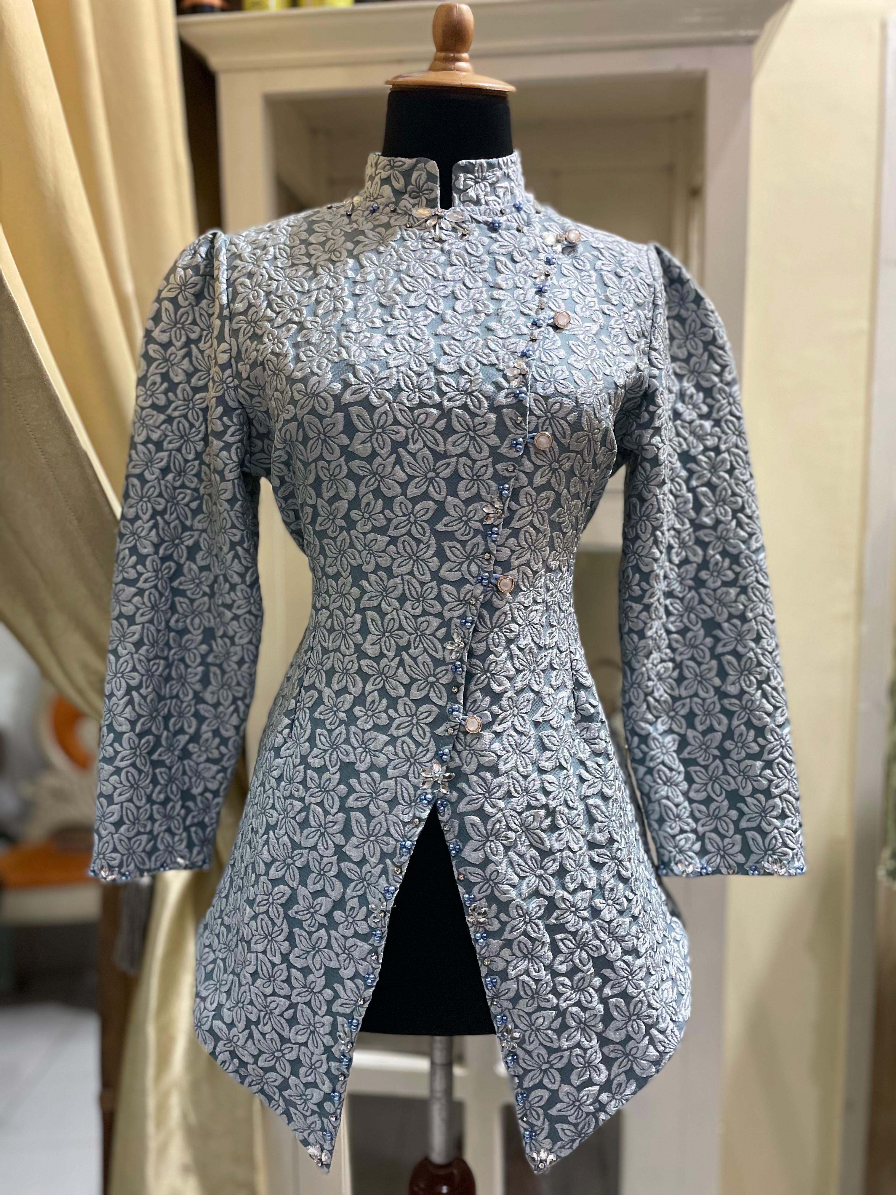 Kebaya janggan tosqa-blue
