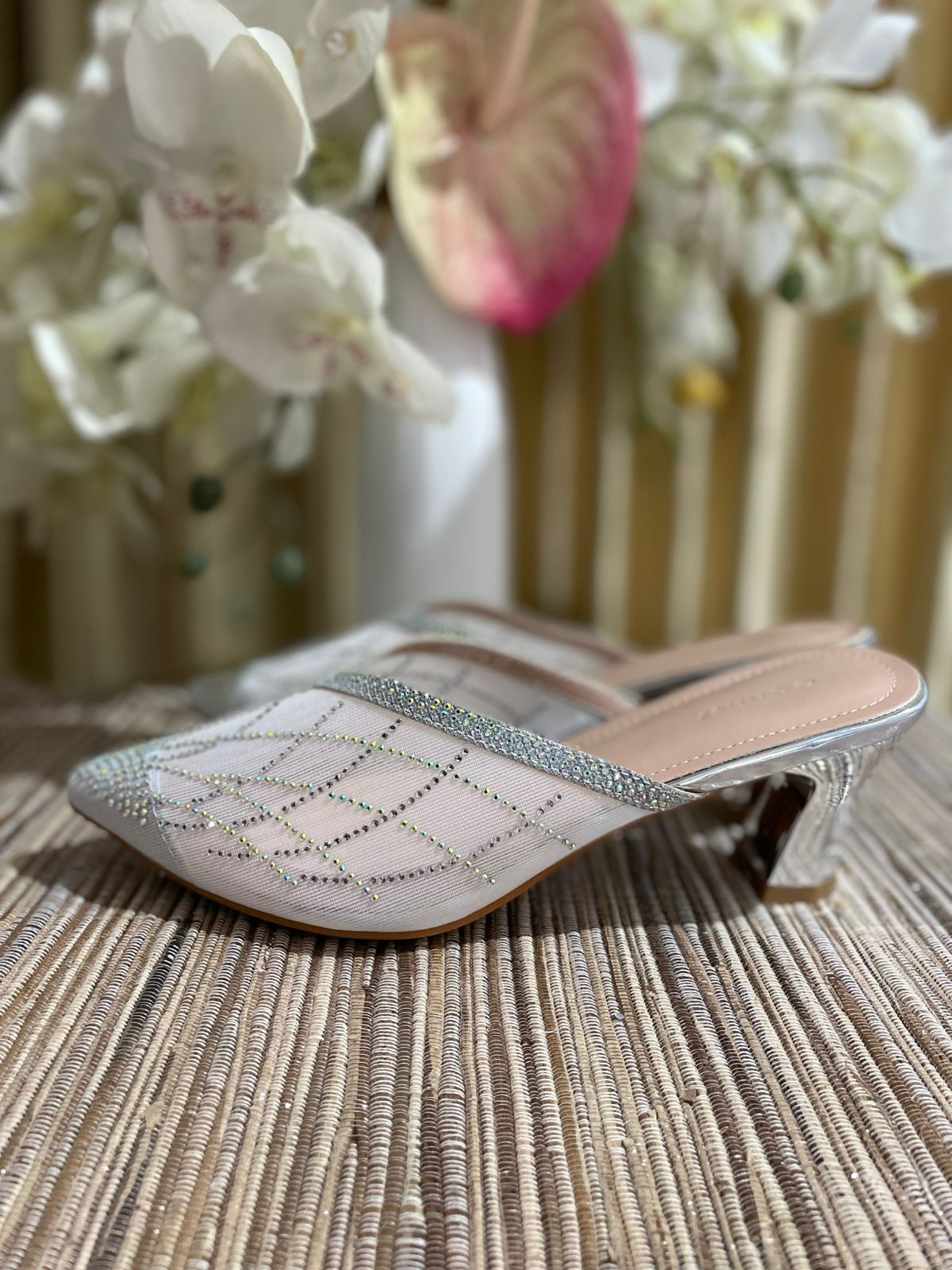Heels GN 50 Silver slip on