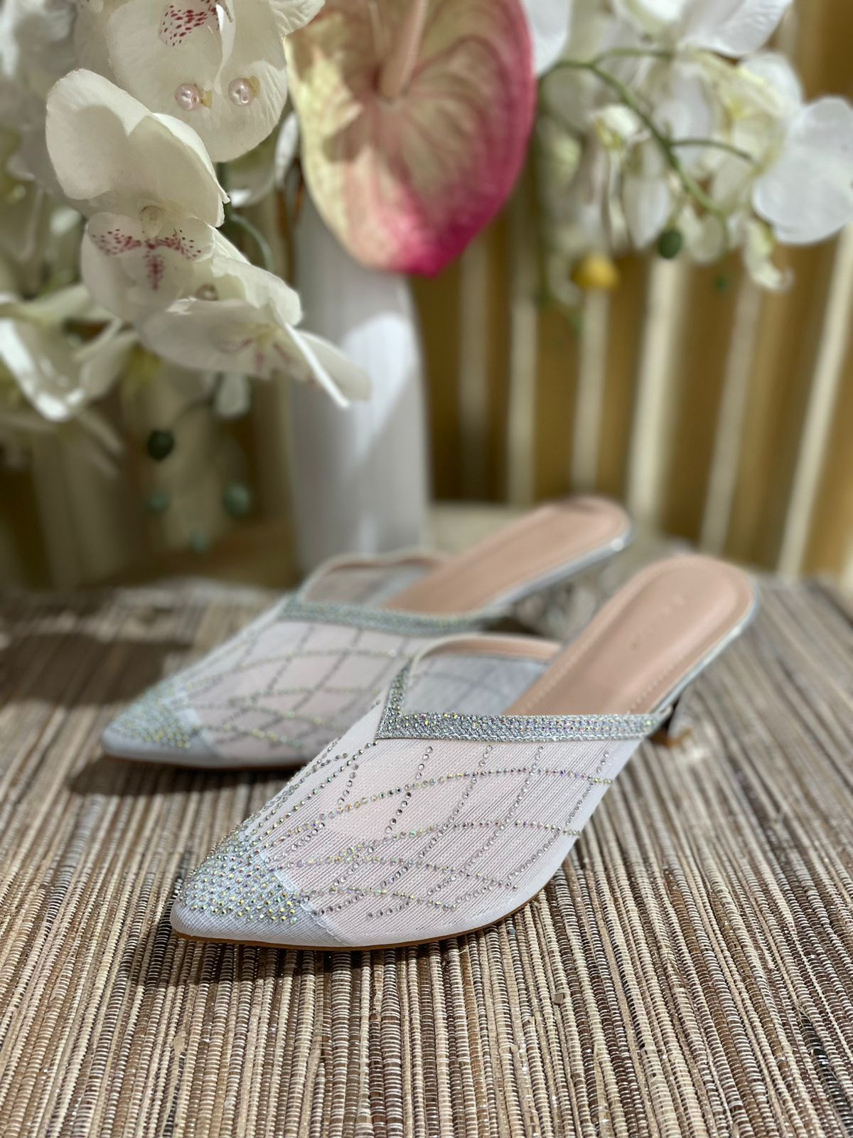 Heels GN50 Silver slip on