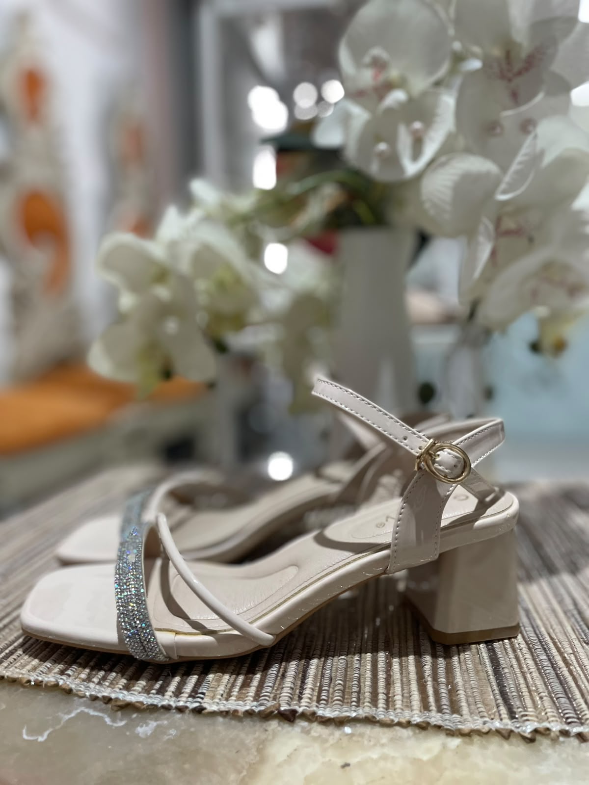 Heels GN44 Cream Open Toe