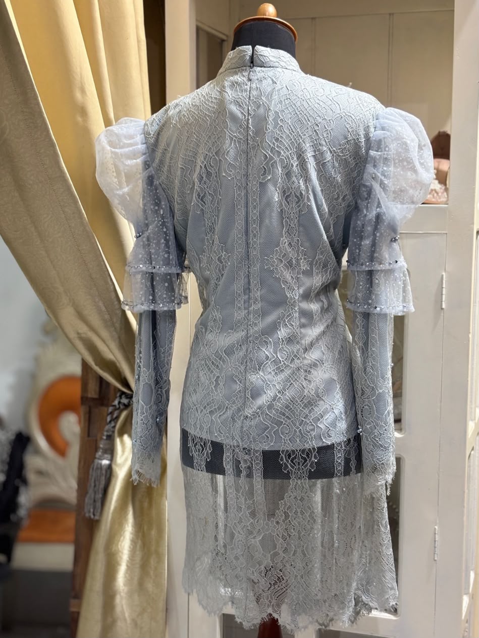 Kebaya Chantily SoftBlue Prem