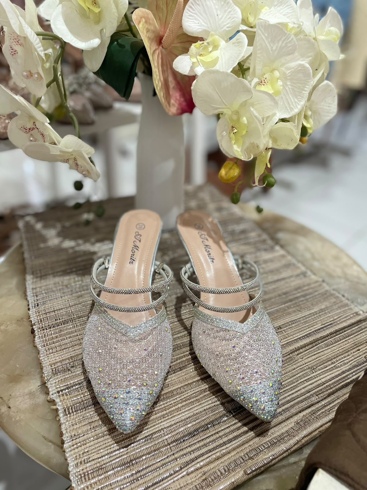 Heels STM 19 Silver Blink Slip On