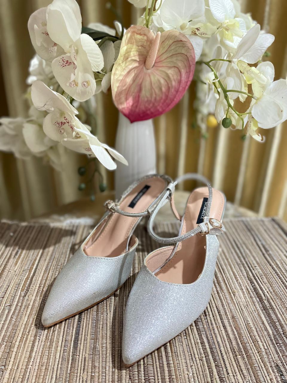 Heels STM 12 Silver Gliter