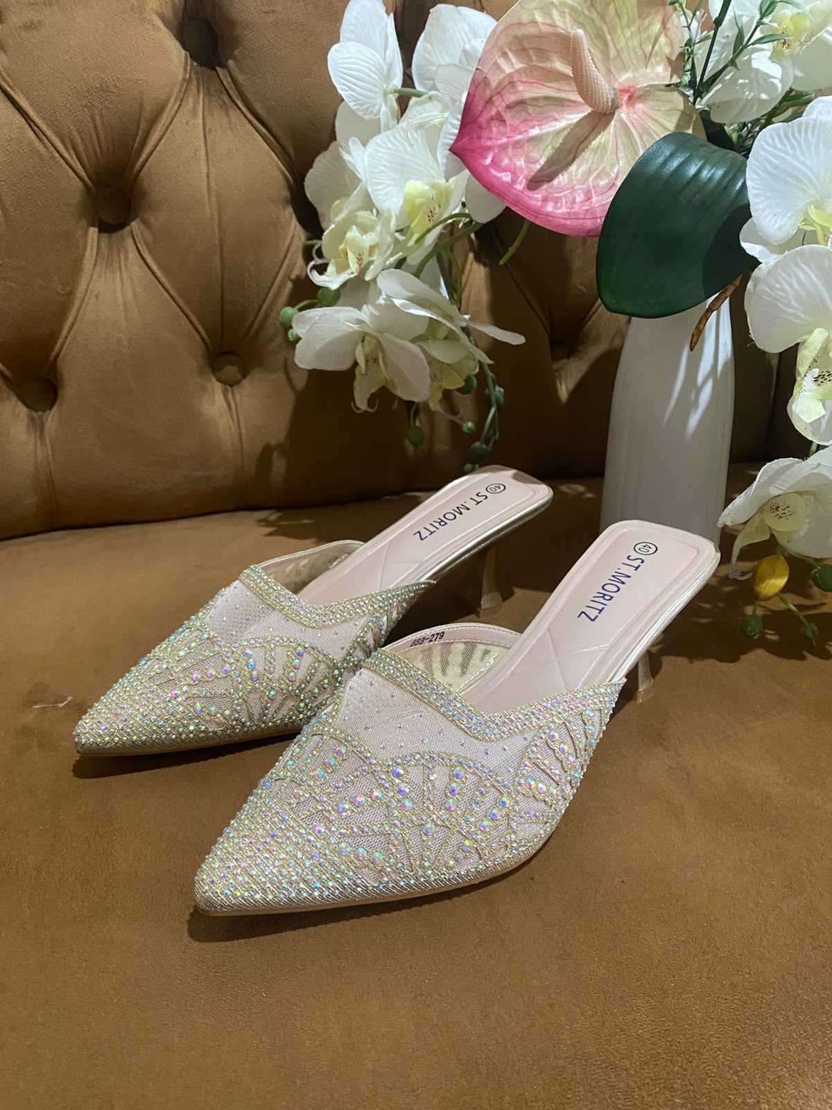 Heels STM 08 Gold Slip On