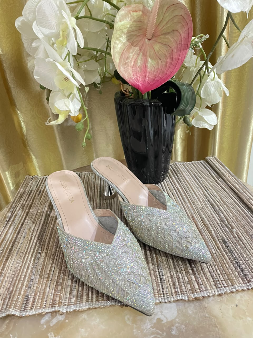 Heels PTR KZ 03 Silver Slip On