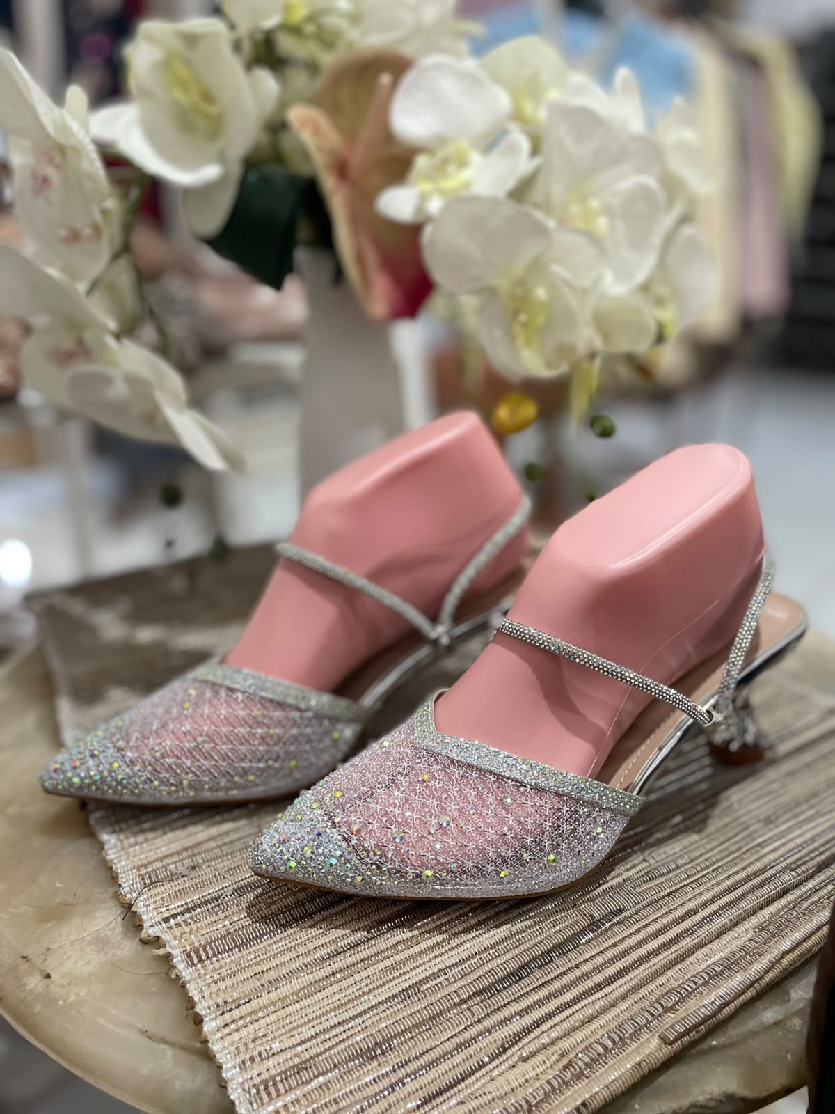 Heels STM 19 Silver Blink Slip On