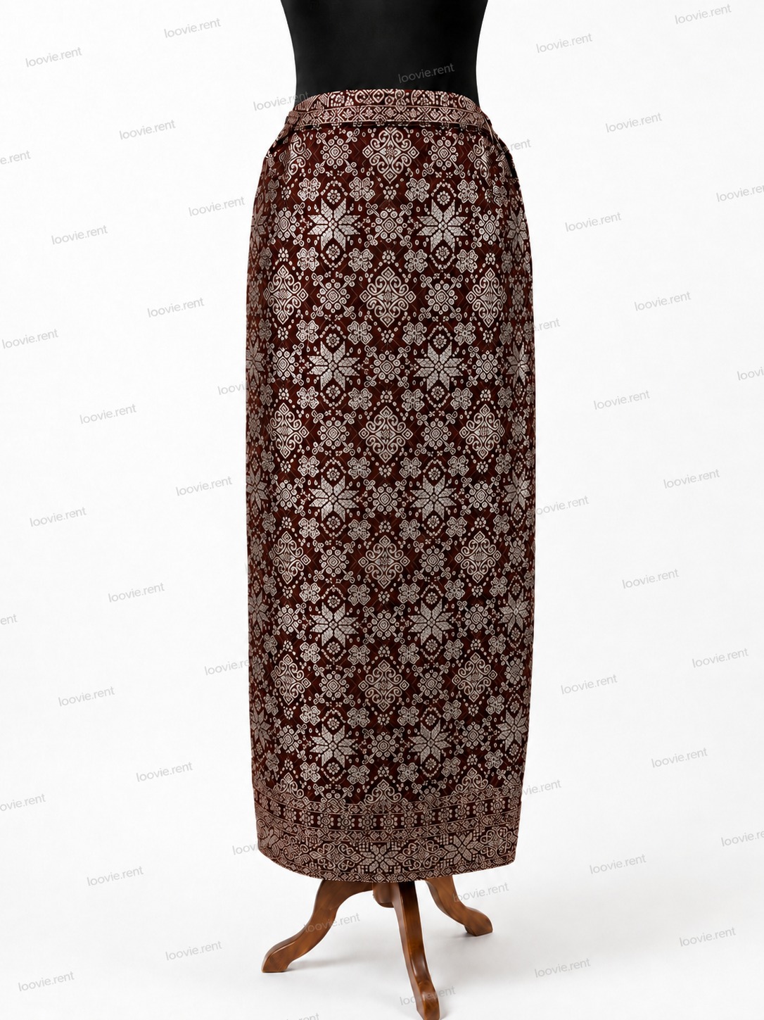 Songket Mahogany - Silver