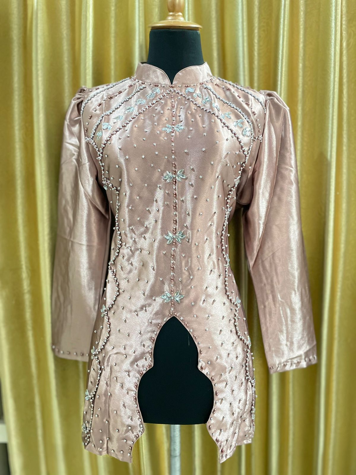 Kebaya Satin Dusty Rose