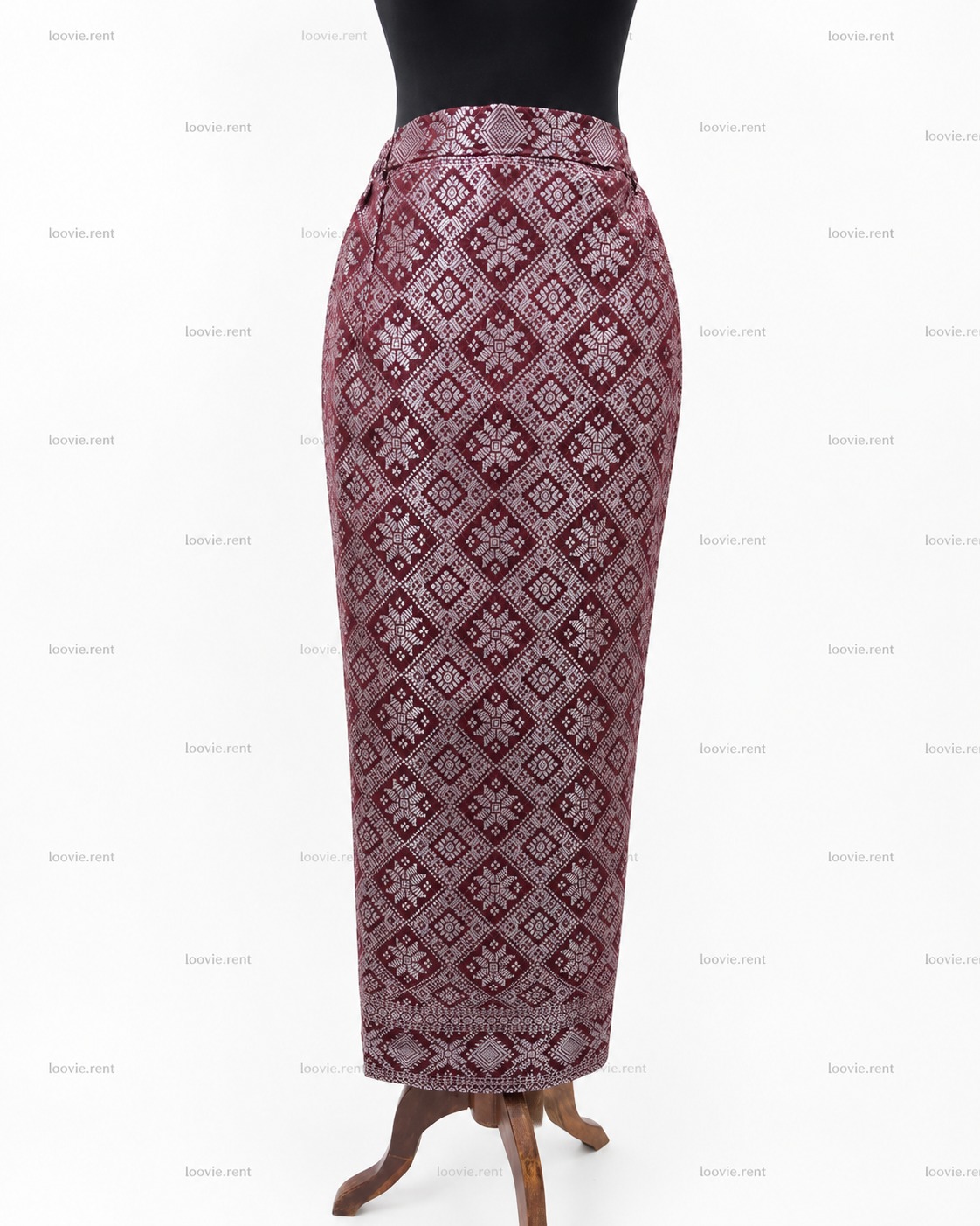 Songket Maroon-Silver V2