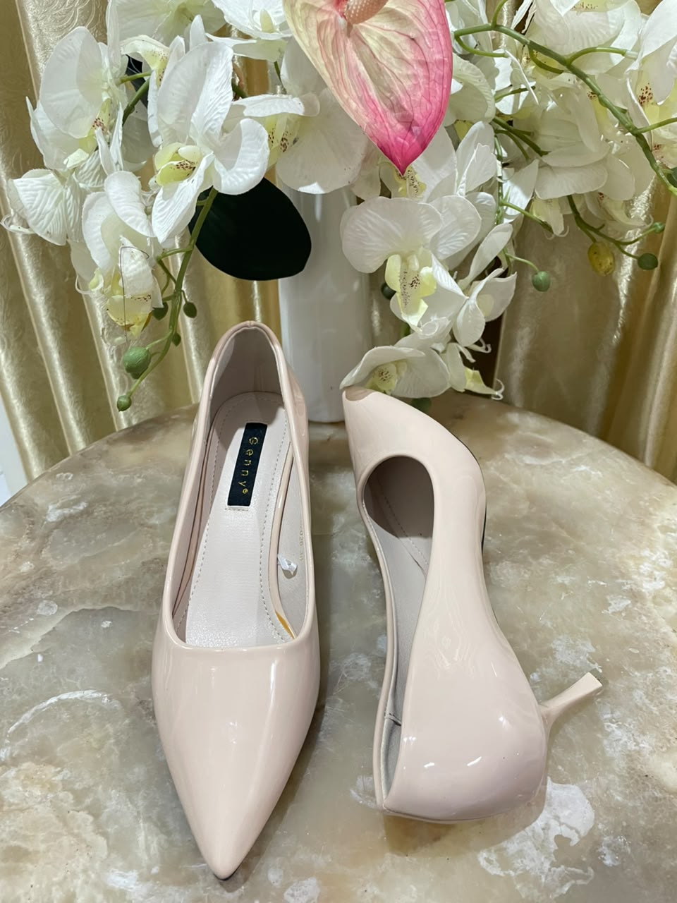 Heels GN37 Cream Polos Pumps