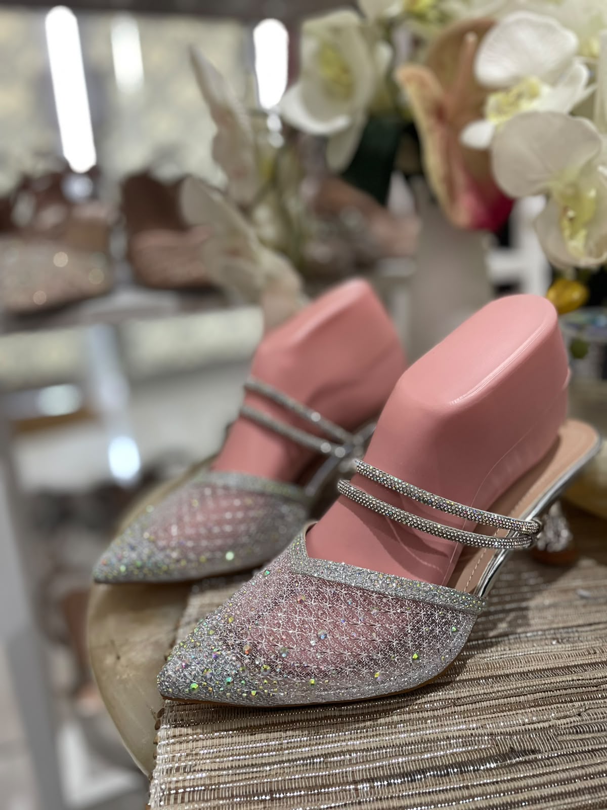 Heels STM 19 Silver Blink Slip On