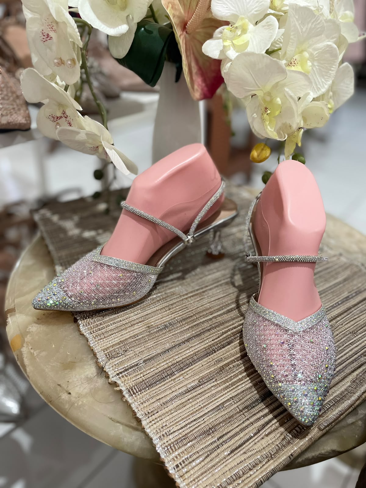 Heels STM 19 Silver Blink Slip On
