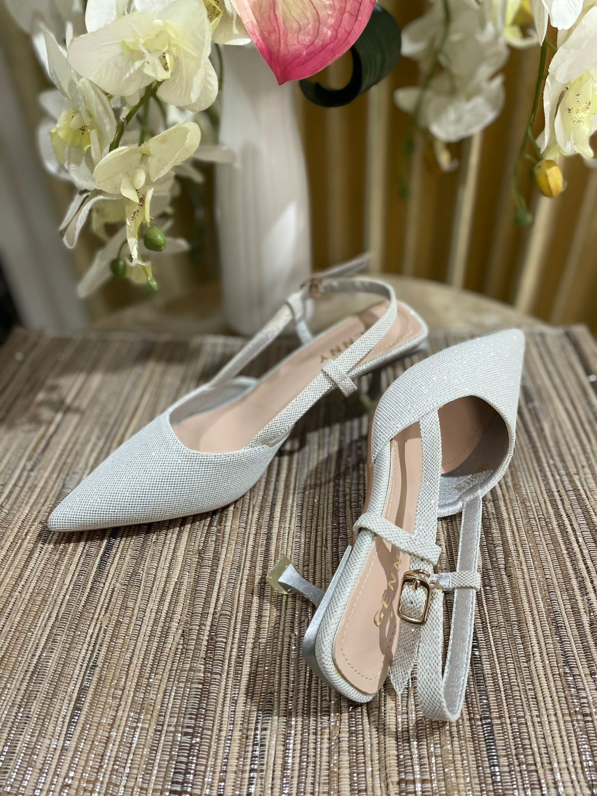 Heels GN54 Silver Gliter