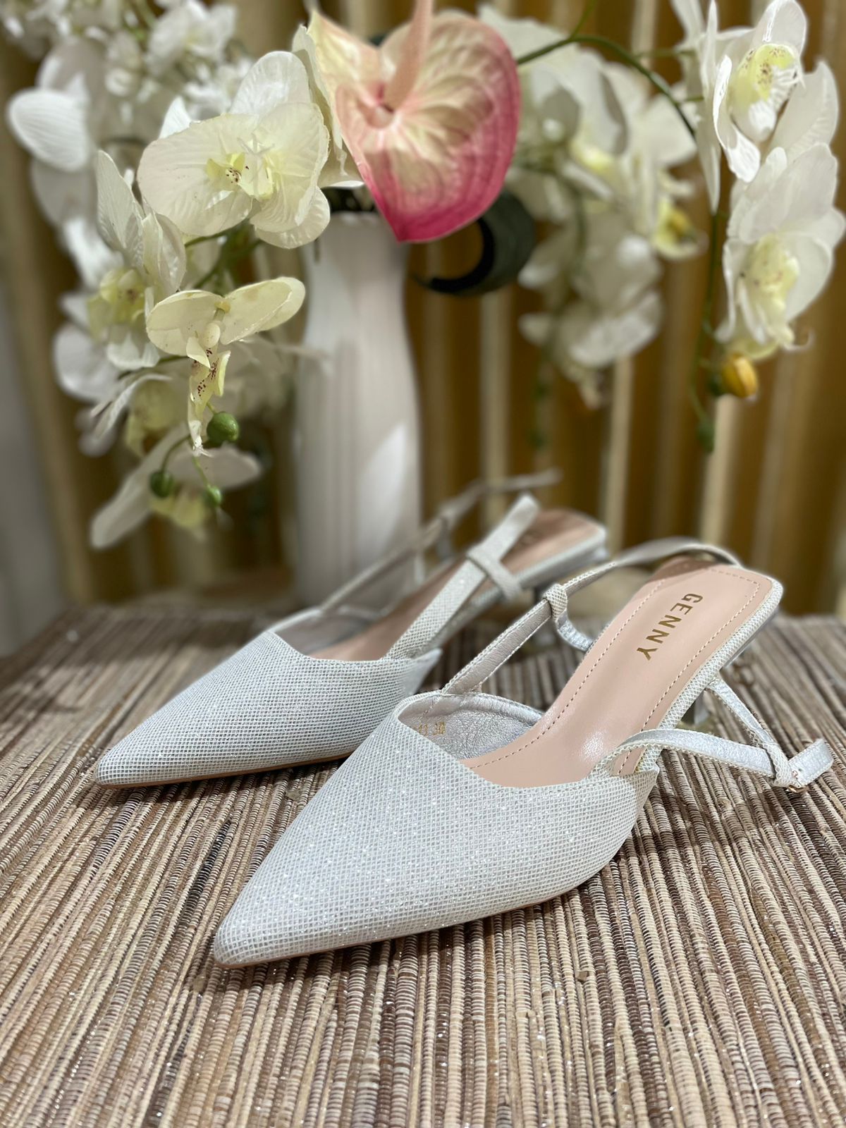 Heels GN54 Silver Gliter