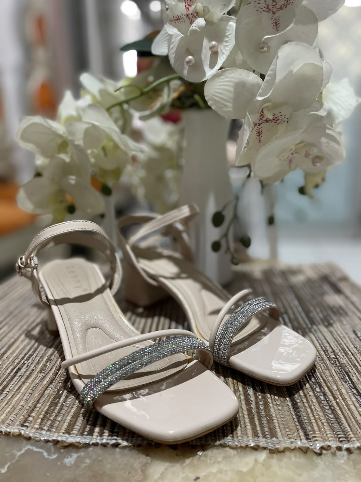 Heels GN44 Cream Open Toe