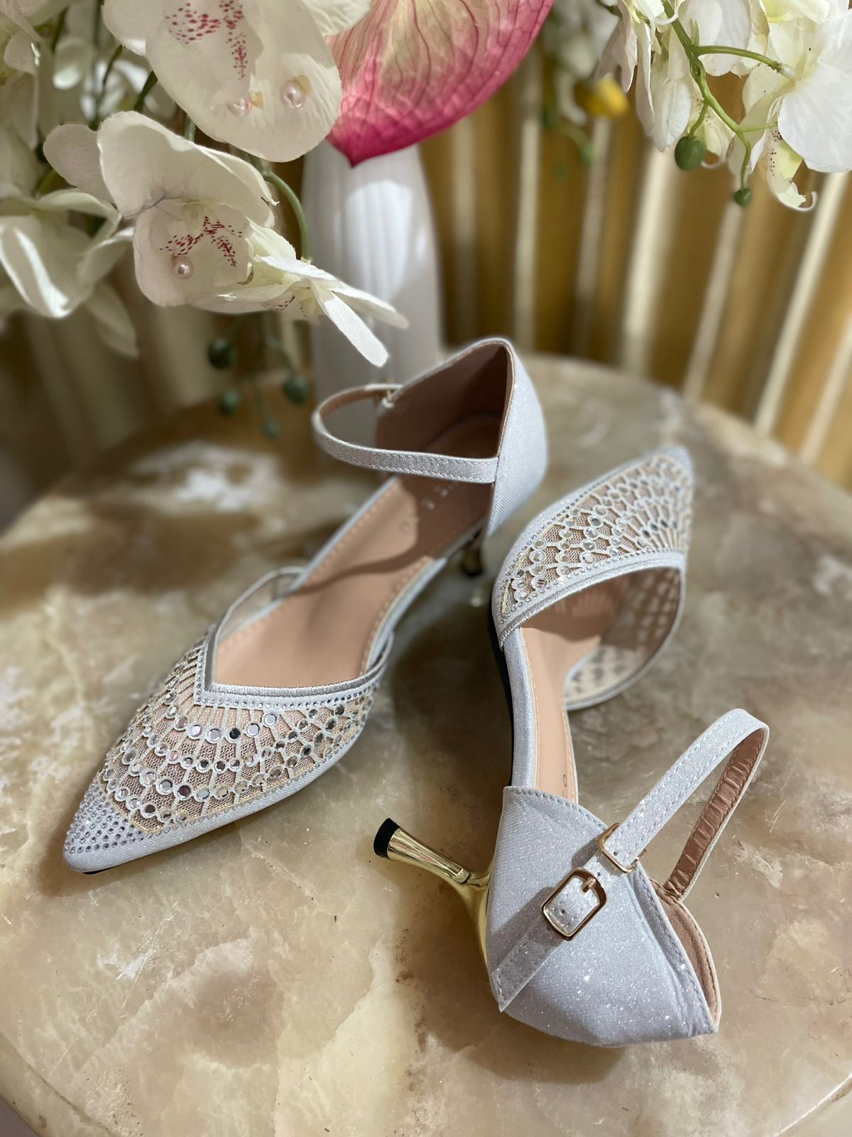 Heels SCO 03 Silver Blink