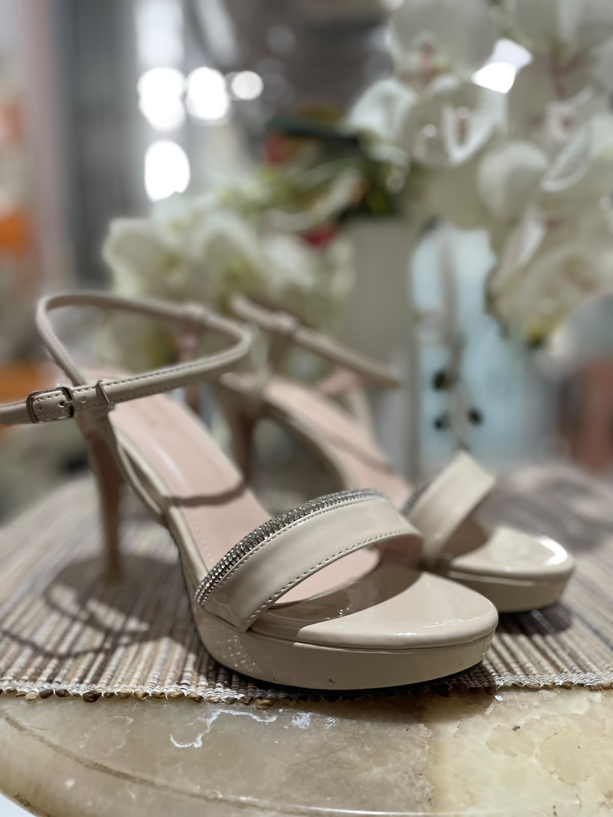 Heels GN45 Ivory Open Toe